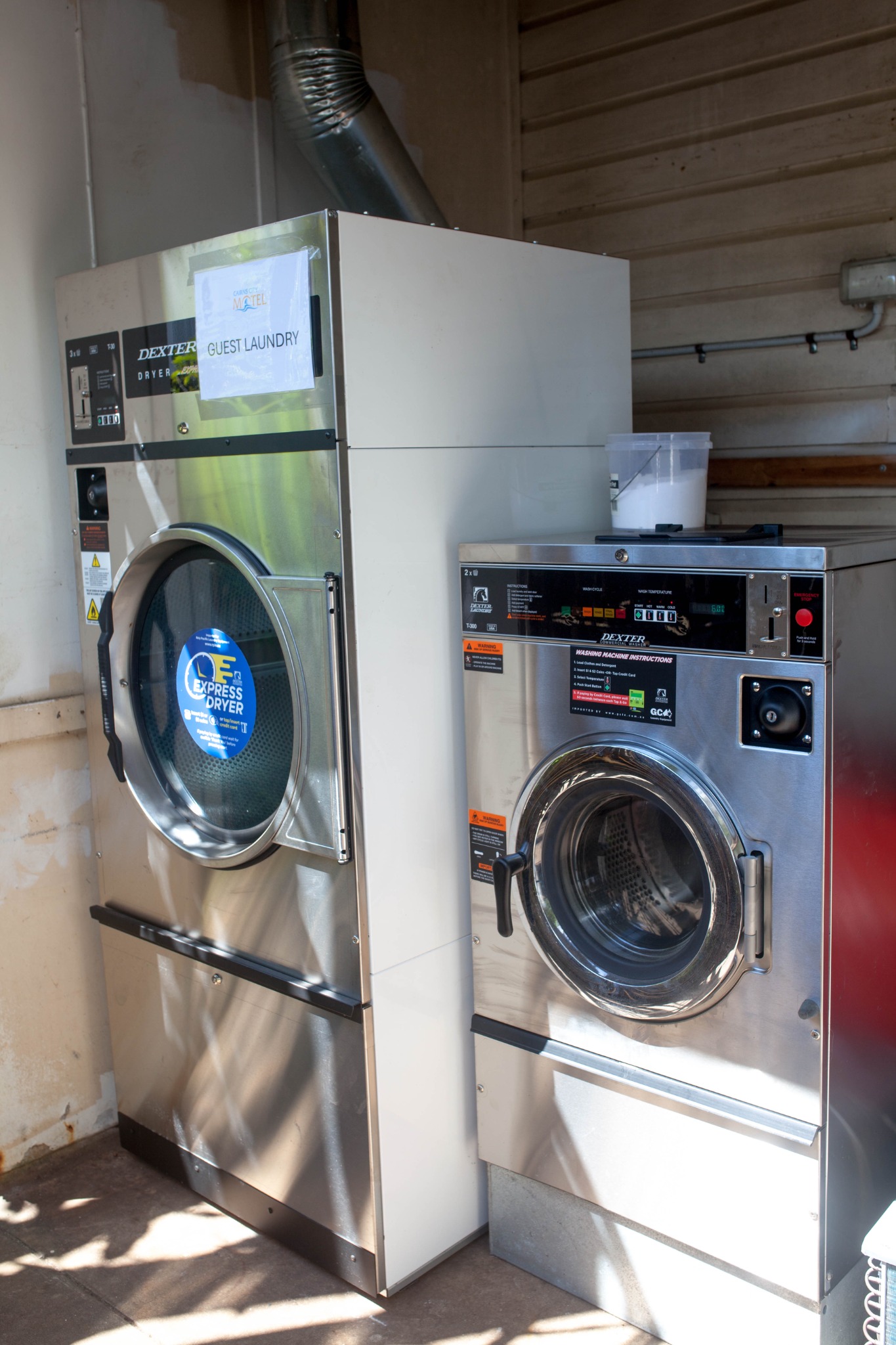 Guest laundry at Cairns City Motel