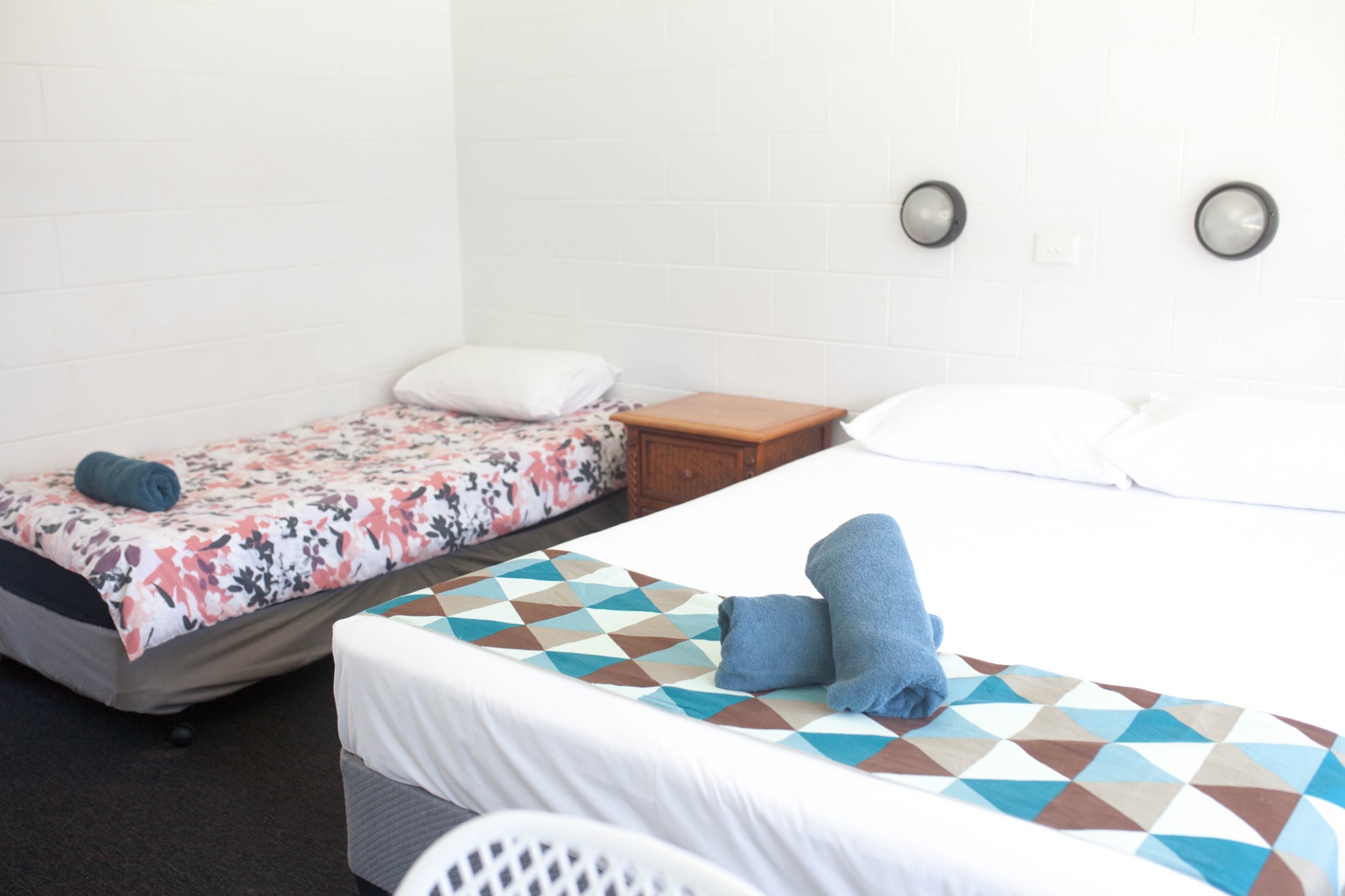 Twin room at Cairns City Motel