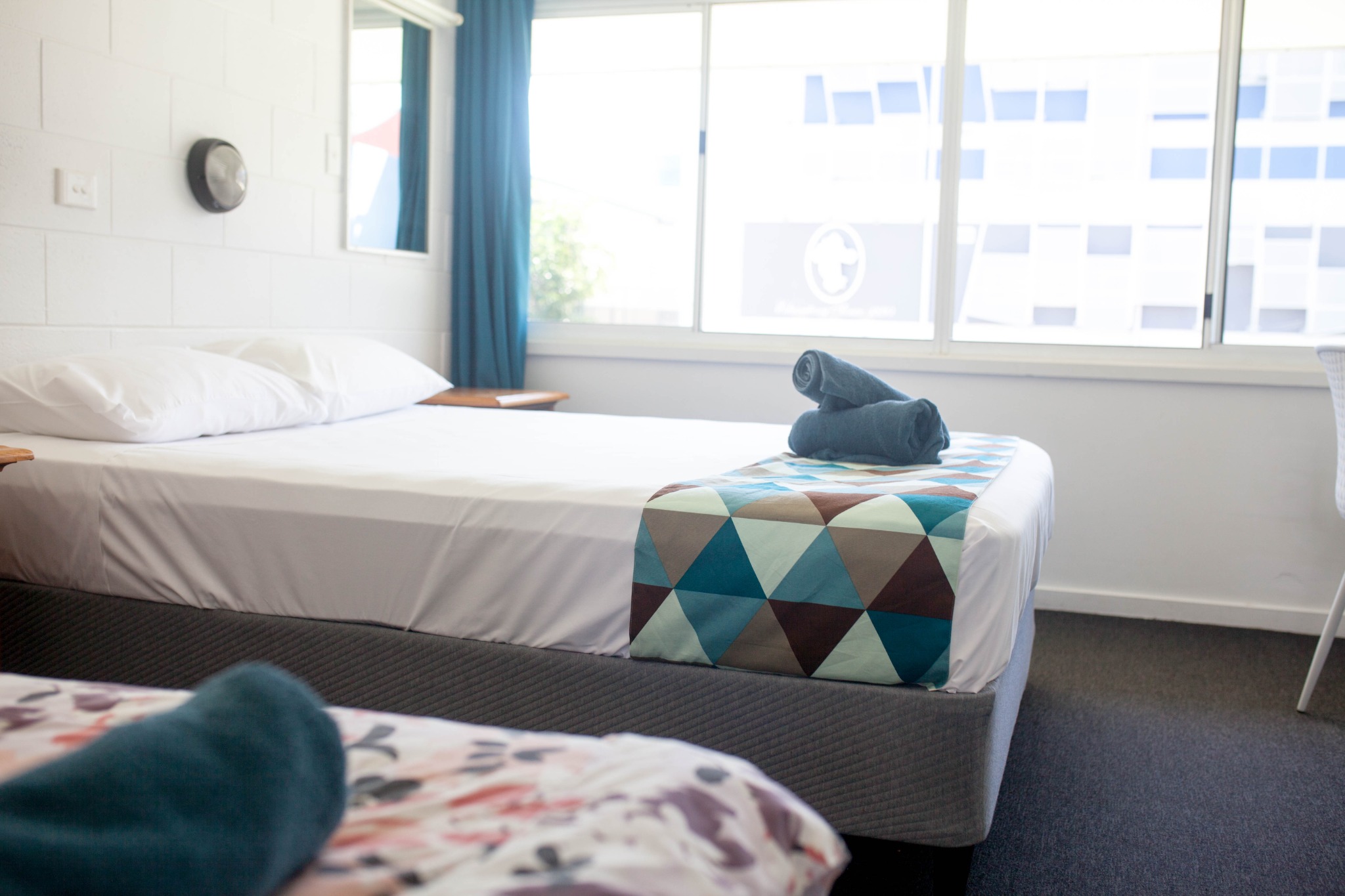 Twin room overview at Cairns City Motel